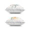 Stupell Industries Vintage Floral Motif 2 Piece Decorative Printed Throw Pillow Set, design by Jenny Faw, 18 x 7 x 18